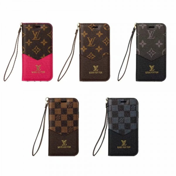 ルイ ヴィトン/LV iphone 11/11 Pro Max/Xr/Xs Maxケース ブランドiphone x/8 Plusケース 手帳型レザーアイフォン SE2 カバー ファッションオシャレストラップ付き