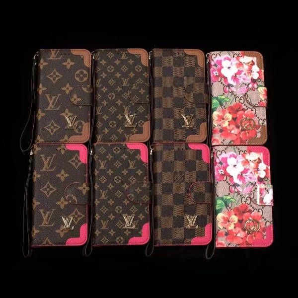 ルイ ヴィトン/LV iphone 11/11 Pro Max/SE2ケース グッチ 花柄モノグラムiphone xs/xr/xs maxカバーファッション手帳型ストラップ付き