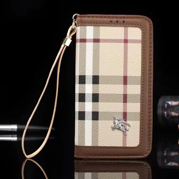 バーバリー/Burberry iPhone xr/xs max/xsケース ルイヴィトン iphone x/8/7スマホケース ブランドグッチ Iphone6/6s Plus Iphone6/6sカバー 手帳型 ストラップ付き モノグラム