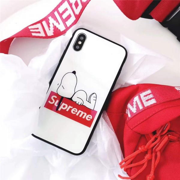 シュプリーム/Supreme  iPhone 14/13/12mini/12 pro/12 Pro Maxケース  galaxy S20 xperia 1/10 ii 5/8 xz2/xz3 iPhone 11/11 Pro Max/Xr/Xs Max/Xsケース シュプリーム iphone X/8/7スマホケース ブランドIphone6/6s Plusカバー ジャケット スヌーピー 可愛