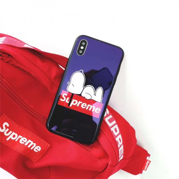 シュプリーム/Supreme  iPhone 14/13/12mini/12 pro/12 Pro Maxケース  galaxy S20 xperia 1/10 ii 5/8 xz2/xz3 iPhone 11/11 Pro Max/Xr/Xs Max/Xsケース シュプリーム iphone X/8/7スマホケース ブランドIphone6/6s Plusカバー ジャケット スヌーピー 可愛