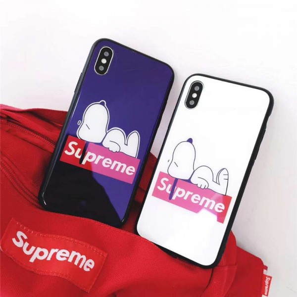 シュプリーム/Supreme  iPhone 14/13/12mini/12 pro/12 Pro Maxケース  galaxy S20 xperia 1/10 ii 5/8 xz2/xz3 iPhone 11/11 Pro Max/Xr/Xs Max/Xsケース シュプリーム iphone X/8/7スマホケース ブランドIphone6/6s Plusカバー ジャケット スヌーピー 可愛