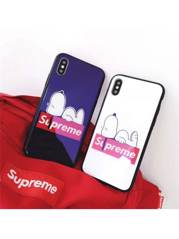 シュプリーム/Supreme  iPhone 14/13/12mini/12 pro/12 Pro Maxケース  galaxy S20 xperia 1/10 ii 5/8 xz2/xz3 iPhone 11/11 Pro Max/Xr/Xs Max/Xsケース シュプリーム iphone X/8/7スマホケース ブランドIphone6/6s Plusカバー ジャケット スヌーピー 可愛