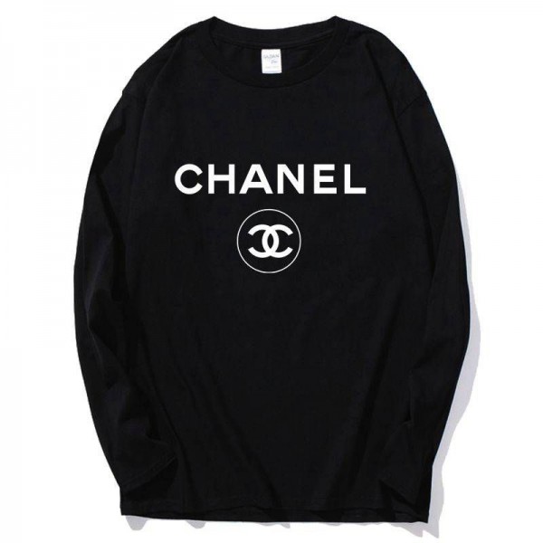  シャネル/chanel グッチ ルイヴィドン/lv 長袖 Tシャツ カジュアルルーズ コットン製上着 ファッションオシャレ男女兼用 選べる9つのスタイル