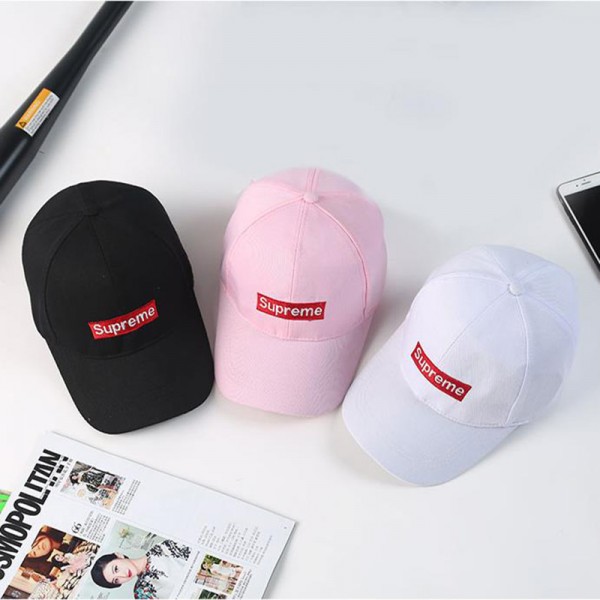 シュプリーム/supreme キャップ コピー ブラック ピンク ホワイト お洒落 カップル 男女兼用 セレブ愛用 夏季 人気用品 送料無料