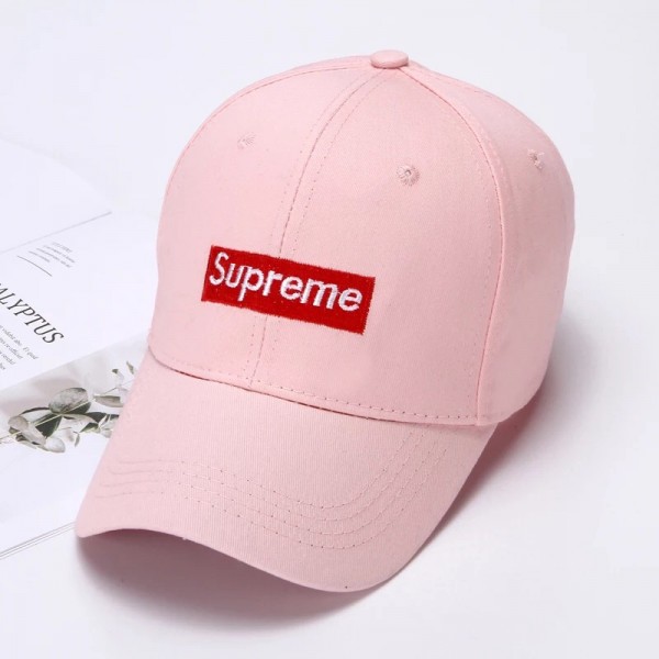 シュプリーム/supreme キャップ コピー ブラック ピンク ホワイト お洒落 カップル 男女兼用 セレブ愛用 夏季 人気用品 送料無料