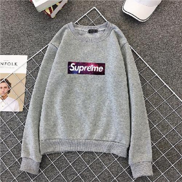  シュプリーム/supreme パーカー トレーナー服 カジュアル丸首 スウェット長袖 男女兼用 選べる4つのスタイル