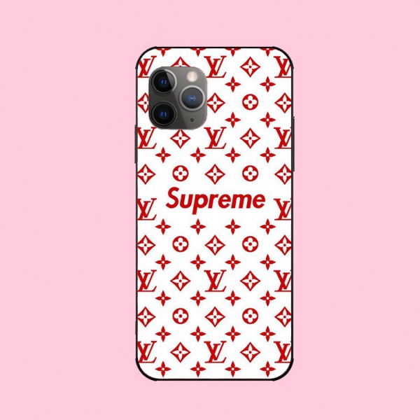 Supreme LV/ルイヴィトン コラボ iphone 14/13 mini/12 pro/12 max/12 pro max/11/11pro max/se2ケース xperia 10/1iiケース galaxy s20/s20+ 激安 ブランド Galaxy s20/note10/s10/s9 plusケース