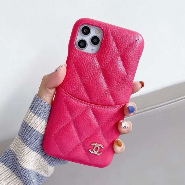 Chanel/シャネルアイフォン12/12 mini/12pro/12 pro maxケース キルティング 本革 iphone xs/x/8/7/se2ケース個性潮 ファッションシンプルiphone 11 pro/11/11 pro maxケースジャケット型 iphone12ケース 高級 人気