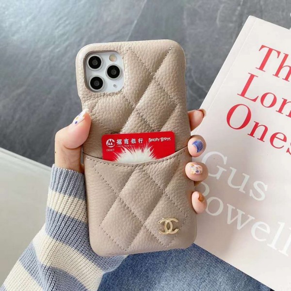 Chanel/シャネルアイフォン12/12 mini/12pro/12 pro maxケース キルティング 本革 iphone xs/x/8/7/se2ケース個性潮 ファッションシンプルiphone 11 pro/11/11 pro maxケースジャケット型 iphone12ケース 高級 人気