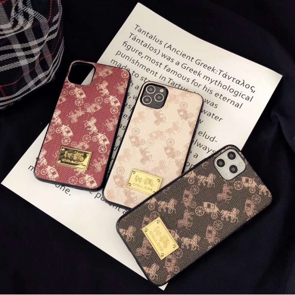 Coach/コーチペアお揃い アイフォン12/12mini/12pro/12pro maxケース iphone xs/x/8/7 plus/se2ケース女性向けiphone xr/xs max/11proケースブランド男女兼用人気ブランド