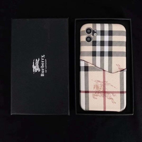 Burberry バーバリー ブランドiphone12/12 mini/12pro/12pro maxスマホケース カード入れブランド 男女兼用人気シンプル iphone 11/11pro maxケース ジャケットiphone se2/x/8/7 plusケース ファッション