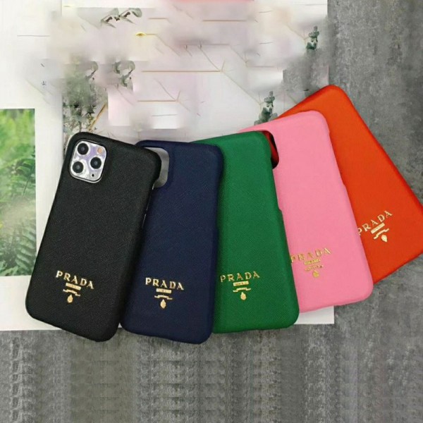 Prada/プラダ ペアお揃い アイフォン12/12mini/12pro/12 pro maxケース ファッション セレブ愛用 iphone12/12proケース 激安シンプル iphone 11/xs/x/8/7ケース ジャケット