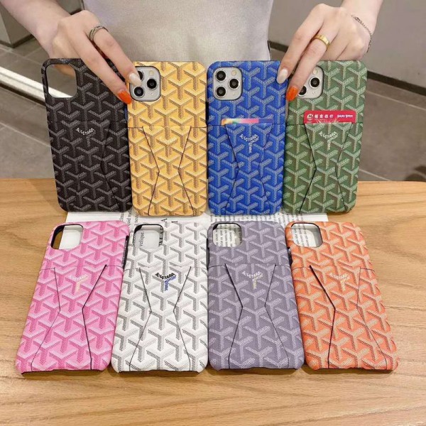 Goyard/ゴヤール ブランド iphone12/12mini/12pro/12pro maxケース かわいいiphone 11/7/8/se2ケース ビジネス ストラップ付きメンズ iphone11/11pro maxケース 安いアイフォン12カバー レディース バッグ型 ブランド