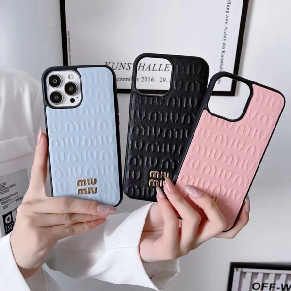 ファッション経典 miu miu iphone14/14plus/14pro/14pro maxケース 激安  iphone 13/13mini/13pro/13pro max/12/11ケースに対応