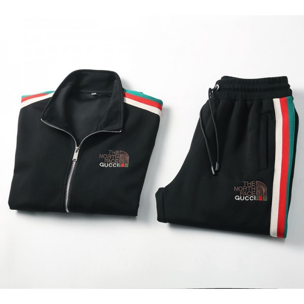 The north face&グッチ/Gucci 潮流個性 最も人気の運動セット、ファッション、人気商品 