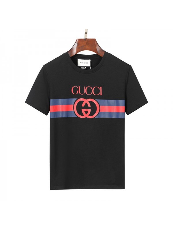 Gucciグッチ tシャツ半袖  丸首ソフトトップス キラキララインストーン男女向け 潮流個性人気 